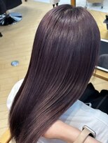 ユニ バイ マグ 長野店(Uni.by Mag) "ピンクカラー" 透明感ブリーチなしピンク