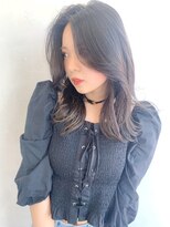 マリアバイアフロート(Maria by AFLOAT)&nbsp;〈藤間〉顔まわりレイヤー/クビレミディアム/韓国ヘア