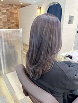 リゴレット 春日部東口店(RIGOLETTO)&nbsp;ハイライト×ラベンダーグレージュ