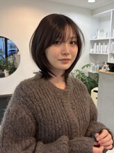 エンリッチヘア(enrich hair) レイヤーボブ/ナチュラルレイヤー/ブラウン/マロンカラー