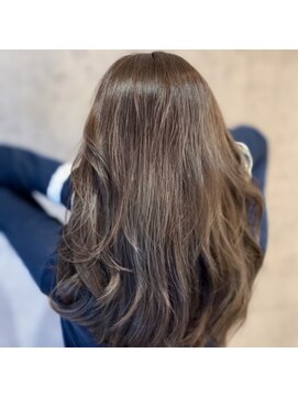 アッシュ 白楽店(Ash) カット＋白髪ぼかしハイライト＋オンカラー