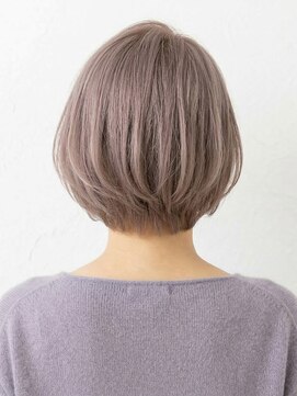 と和×美髪クリニック 巣鴨店 【透明感】大人ラベンダーベージュの丸みショートボブ
