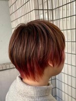 マティーナ ヘアー 池袋(Matina hair)&nbsp;【ショート/インナーカラー/レッド】池袋美容室
