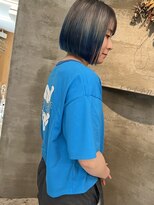 コティナ(cotina.) ぷつっとミニボブ × deep blue