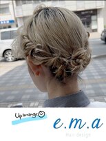 エマヘアデザイン(e.m.a Hair design)&nbsp;アップアレンジ