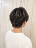 【店長オススメ！メンズクリームパーマ】髪をいたわり柔らか質感に♪