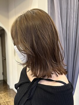 ヘアーアイスカルテット(HAIR ICI QUARTET) ブリーチなしダブルカラーオリーブベージュヘーゼル夏カラー