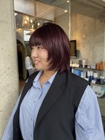 ラピスキーズ 下栗店(LAPIS KEYS)&nbsp;ボルドー × レイヤーボブ