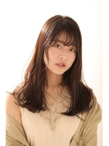 ソワン ドゥ ブレス 立花店(soin de brace) グレージュカラー×フェミニンロング/ココアベージュ