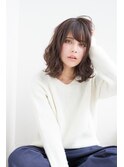 【東 純平】ラフで可愛いカジュアルウェーブ小顔ミディ