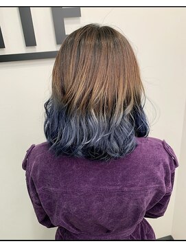 リベルテ 池袋(liberte) ブルーグラデーション☆