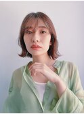 くびれヘア顔周り韓国レイヤーカット黒髪ショートミディアム/柏