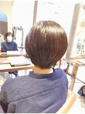 ショートボブ 大人ボブ 小顔 前髪 20代30代 美髪