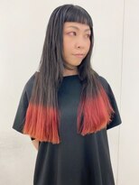 エンドリンク(endlink) オン眉×裾カラーロング