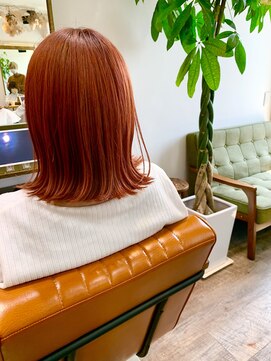 メール(Mer...) #ダブルカラー#ピンクカラー#ハイトーンカラー#切りっぱなし