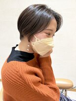 モリオ フロム ロンドン サッポロファクトリー店(morio FROM LONDON)&nbsp;【morio】札幌ショート　丸みがかわいい暗髪ハンサムショート