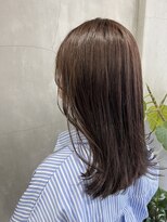 ティティ(TiTi)&nbsp;ブリーチなし！まとまりやすい パープルロブスタイル[TiTi_りの]