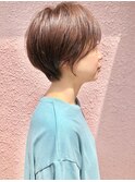 20代30代丸みマッシュショート【綾瀬/北千住/亀有】