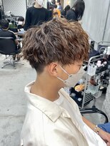 アンジェリカラボ 梅田店(ANGELICA LABO)&nbsp;前下がりマッシュツイストスパイラルパーマ【後藤】