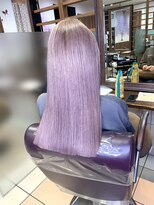 ヘアークリアー 獨協大学前店 メタリックパープルカラー
