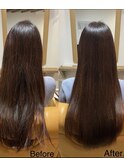 髪質改善カラー