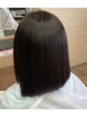 縮毛矯正　ボブ