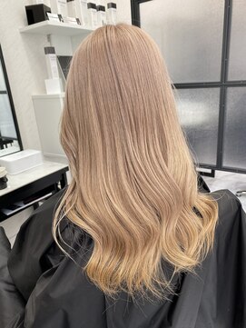 ラムシェール(LamChele) 【lamchele】ホワイトミルクティー×ブリーチカラー