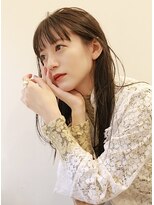 ウーフ(U-fu) ブラウンカラー/韓国風ヘア/ストレートヘア