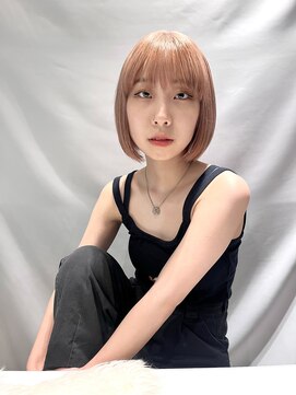 サラ 天神大名店(SARA) 【天神】ミルクティ×ボブ