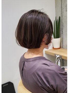 ガーデン オオタカノモリ(garden otakanomori) 韓国風グレージュカラーヘルシースタイル時短ミニボブ