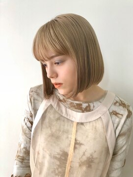 シスタ(SISTA) ハイトーンカラーハイトーンボブ前下がりボブ内巻きボブ