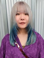 ルシアーアトリエ(Luthier atelier)&nbsp;ホワイトパール × ブルー