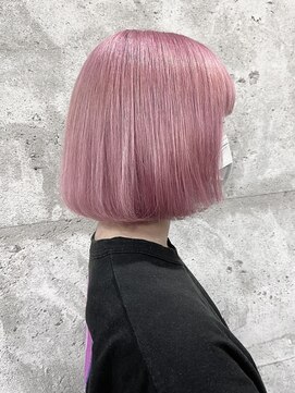 ココ 本八幡(KOKO) #10代20代30代#ケアブリーチ#ダブルカラー#コーラルピンク