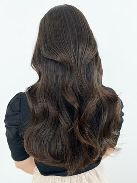 アルバム 新宿(ALBUM SHINJUKU) ブラウンロング_ハッシュカットフルバング_ba475132