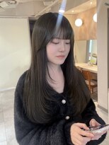 キャンバス バイ ネオリーブ 横浜西口(Canvas by neo.)&nbsp;レイヤーカットダークグレージュ髪質改善カラー【横浜】