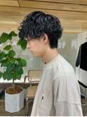 波巻きパーマ刈り上げないマッシュツイストスパイラル