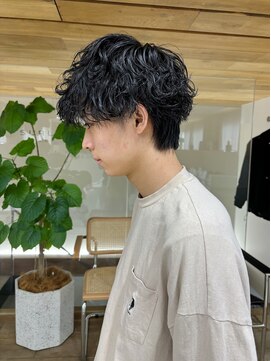 サーリー(SURLY) 波巻きパーマ刈り上げないマッシュツイストスパイラル