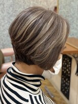 ステラ STELLA&nbsp;ショートボブ/ベリーショート/ハイライト/白髪ぼかし