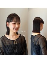 ガーランド (Garland)&nbsp;切りっぱなしロブ/マロンベージュ/前髪/原宿神宮前