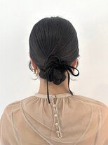 ミンクスオーバー(MINX OVER)&nbsp;【ヘアセット】ベロアリボン/着物