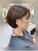刈り上げ女子ハイライトスタイル　20代30代40代