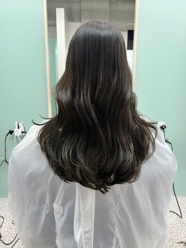 カノエ 防府田島店(canoe) ブラウン/顔周りレイヤー/艶髪/ロングヘア