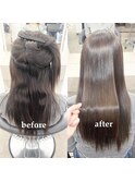 ハムレッツオリジナル乾かしただけできまる髪質改善ストレート