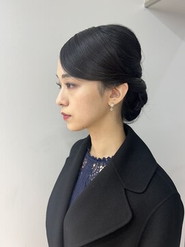 ヴェイン 渋谷(vain) 10代20代30代◎タイトシニヨンスタイル