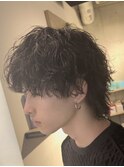 ウルフパーマサーフカール波巻きツイストスパイラルパーマ