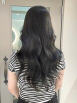 キャンバス バイ ネオリーブ 横浜西口(Canvas by neo.)&nbsp;地毛風ダークグレージュ黒髪ロング色気韓国ヘア【横浜】