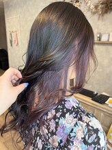 アルファ 我孫子店(alpha) レイヤー/インナーカラー/簡単アレンジ/パープル/我孫子駅