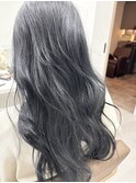 暗めアッシュ