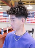 フェードカット　フェザーアップ　ジェットモヒカン