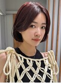 ミニボブ ショートボブ &nbsp;顔周りレイヤー 長め前髪 髪質改善 